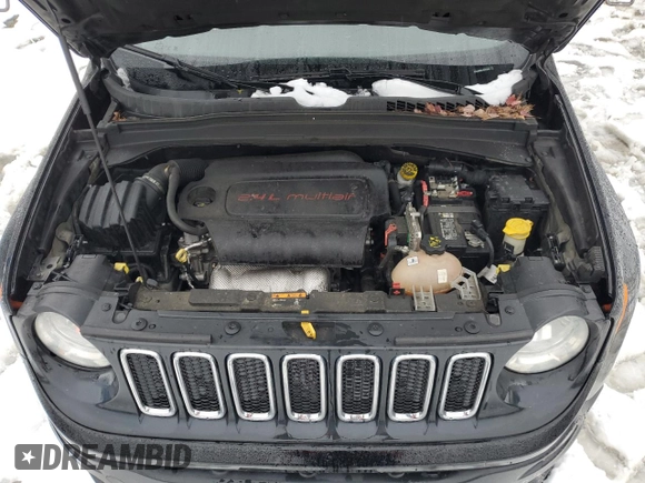 2018 Jeep Renegade Sport with VIN ZACCJBAB2JPG70389, listed as a Copart auction lot 45098815 with 126,241 mi miles and Salvage title. Bid and sale history available at DreamBid. Image 12.