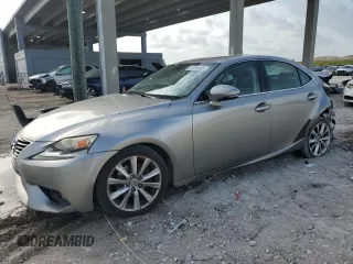 2014 Lexus IS 250 with VIN JTHBF1D29E5017249, listed as a Copart auction lot 61030885 with 164,717 mi miles and Salvage title. Bid and sale history available at DreamBid. Image 1.