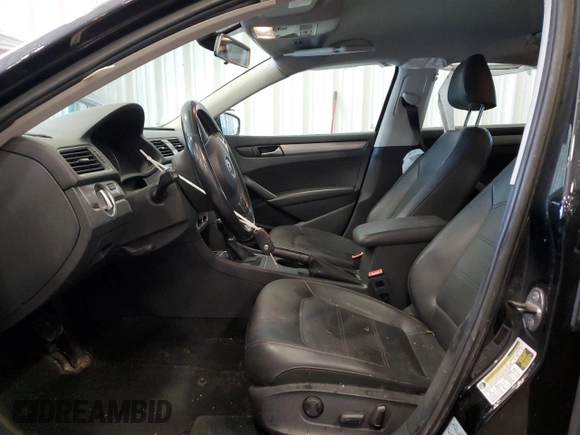 2014 Volkswagen Passat S w/Nav with VIN 1VWAP7A32EC021663, listed as a Copart auction lot 48789655 with 162,222 mi miles and Non Repairable. Bid and sale history available at carsss.com. Image 7.