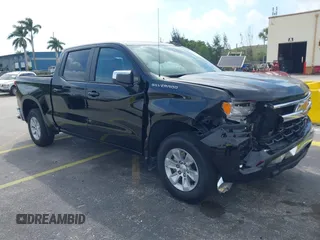 2025 Chevrolet Silverado 1500 LT with VIN 2GCPACEDXS1119156, listed as a IAAI auction lot 41747144 with 11,072 mi miles. Bid and sale history available at carsss.com. Image 1.