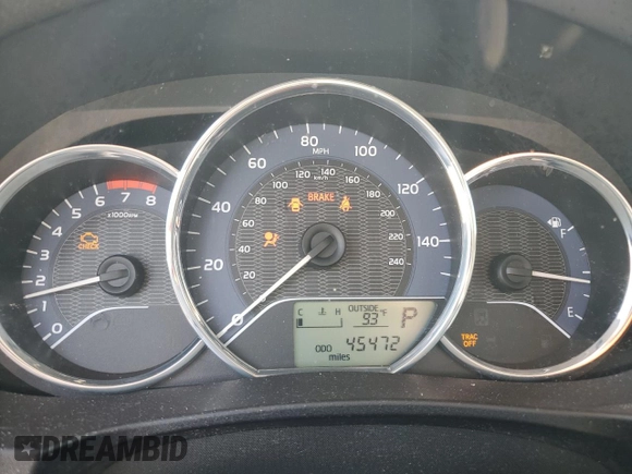 2016 Toyota Corolla L with VIN 2T1BURHE1GC744479, listed as a Copart auction lot 58803315 with 45,472 mi miles and Salvage title. Bid and sale history available at DreamBid. Image 9.