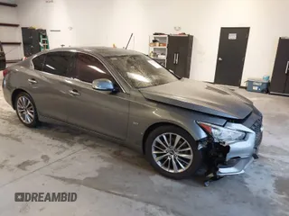 2020 Infiniti Q50 EDITION 30 with VIN JN1EV7AP6LM206502, listed as a IAAI auction lot 41750646 with 77,872 mi miles and . Bid and sale history available at carsss.com. Image 1.