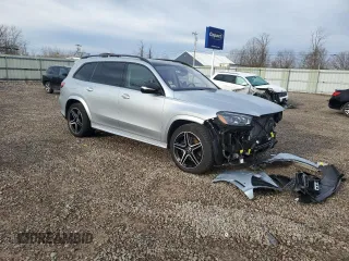 2023 Mercedes-Benz GLS 450 with VIN 4JGFF5KE3PA941392, listed as a Copart auction lot 53188645 with 28,411 mi miles and Salvage Title. Bid and sale history available at DreamBid. Image 4.