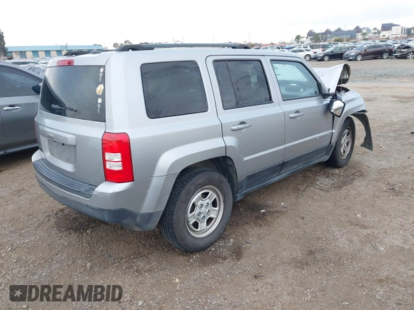 2016 Jeep Patriot Sport with VIN 1C4NJPBB6GD748930, listed as a IAAI auction lot 41881670 with 134,632 mi miles and . Bid and sale history available at carsss.com. Image 4.