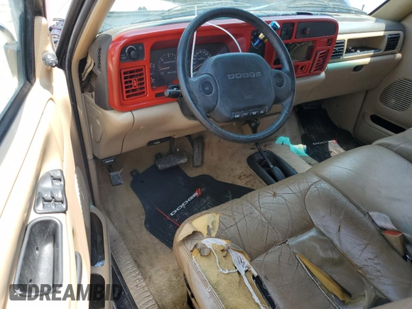 1997 Dodge 1500 z VIN 1B7HF13Z9VJ542751, wystawiony jako Copart lot #59345435 z przebiegiem 156 429 mil mil oraz Szkoda całkowita • Salvage title. Historia ofert i sprzedaży dostępna na DreamBid. Obrazek 8.