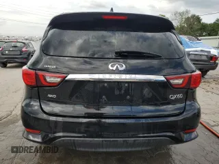 2020 Infiniti QX60 Luxe with VIN 5N1DL0MM8LC513422, listed as a Copart auction lot 63602605 with 94,044 mi miles and Salvage title. Bid and sale history available at DreamBid. Image 6.
