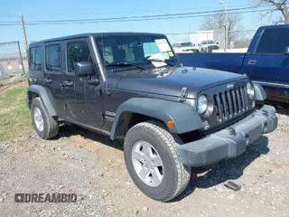 2018 Jeep Wrangler JK Unlimited Sport S with VIN 1C4HJWDG2JL886803, listed as a IAAI auction lot 41997238 with 113,926 mi miles. Bid and sale history available at carsss.com. Image 1.