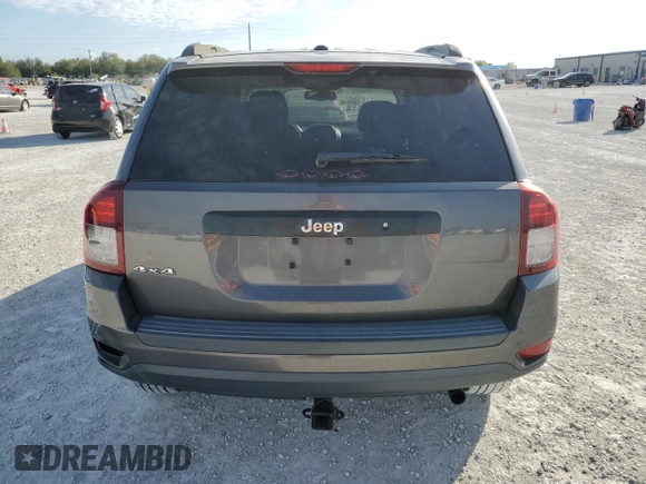 2016 Jeep Compass Sport SE with VIN 1C4NJDBBXGD523537, listed as a Copart auction lot 87664995 with 132,010 mi miles and Salvage title. Bid and sale history available at DreamBid. Image 6.