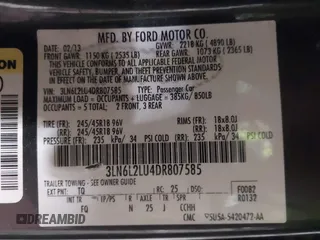 2013 Lincoln MKZ Hybrid с VIN 3LN6L2LU4DR807585, выставлен на аукционе IAAI как лот 41706584 с пробегом 233 445 миль миль и . История ставок и продаж доступна на DreamBid. Изображение 9.