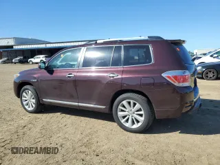 2011 Toyota Highlander Hybrid Limited with VIN JTEDC3EH2B2001565, listed as a Copart auction lot 46918695 with 152,304 mi miles and Salvage Title. Bid and sale history available at carsss.com. Image 2.