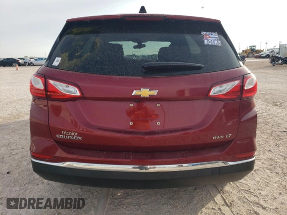 2018 Chevrolet Equinox LT with VIN 2GNAXSEV4J6254553, listed as a Copart auction lot 80531124 with 92,977 mi miles and Clean Title. Bid and sale history available at DreamBid. Image 6.