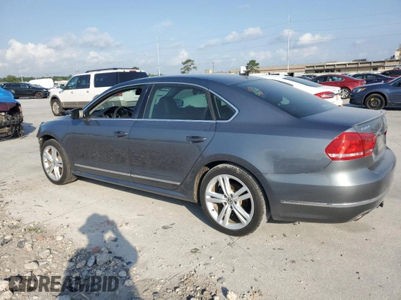 2013 Volkswagen Passat SEL Premium z VIN 1VWCN7A36DC135095, wystawiony jako Copart lot #57338905 z przebiegiem 151 843 mil mil oraz Szkoda całkowita • Salvage title. Historia ofert i sprzedaży dostępna na DreamBid. Obrazek 2.