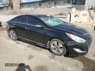 2014 Hyundai Sonata Limited with VIN KMHEC4A45EA110366, listed as a Copart auction lot 47321655 with 140,302 mi miles and Salvage Title. Bid and sale history available at carsss.com. Image 4.
