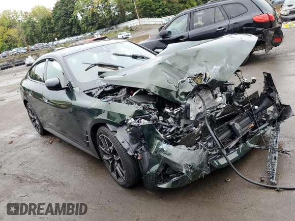 2023 BMW 4 Series 430i xDrive with VIN WBA73AV06PFP16975, listed as a Copart auction lot 73360304 with Not provided miles and Salvage title. Bid and sale history available at DreamBid. Image 4.