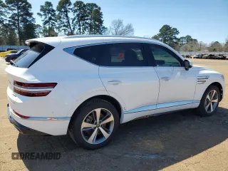 2021 Genesis GV80 with VIN KMUHCESCXMU051032, listed as a Copart auction lot 48432615 with 130,864 mi miles and Salvage Title. Bid and sale history available at DreamBid. Image 3.