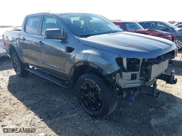 2023 Ford Ranger XL with VIN 1FTER4EH3PLE02170, listed as a IAAI auction lot 40761384 with 35,584 mi miles. Bid and sale history available at carsss.com. Image 1.