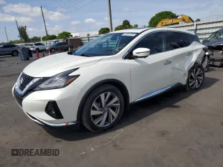 2021 Nissan Murano SL z VIN 5N1AZ2CJ1MC141217, wystawiony jako Copart lot #55981935 z przebiegiem 31 867 mil mil oraz Szkoda całkowita • Salvage title. Historia ofert i sprzedaży dostępna na DreamBid. Obrazek 1.