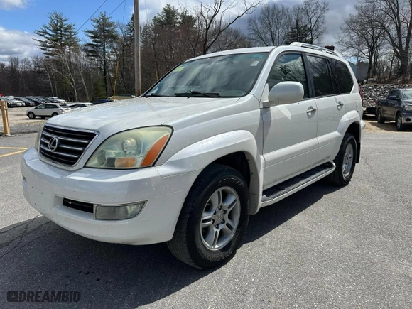 2008 Lexus GX 470 with VIN JTJBT20X680169621, listed as a Copart auction lot 52591195 with 168,088 mi miles and Clean Title. Bid and sale history available at carsss.com. Image 1.