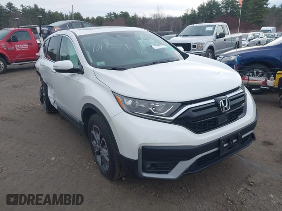 2020 Honda CR-V EX z VIN 2HKRW2H58LH662918, wystawiony jako IAAI lot #41959250 z przebiegiem 35 427 mil mil oraz . Historia ofert i sprzedaży dostępna na DreamBid. Obrazek 1.
