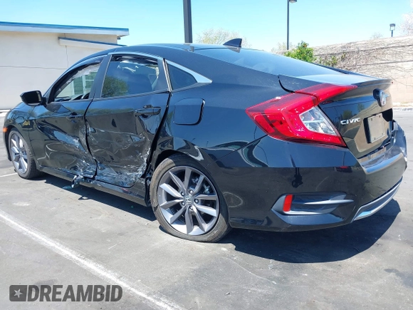 2019 Honda Civic EX z VIN 19XFC1F3XKE215534, wystawiony jako IAAI lot #42100714 z przebiegiem 31 808 mil mil oraz . Historia ofert i sprzedaży dostępna na DreamBid. Obrazek 6.