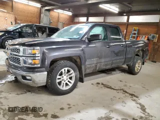 2015 Chevrolet Silverado 1500 LT with VIN 1GCVKREC5FZ213053, listed as a Copart auction lot 48500845 with 104,164 mi miles and Salvage Title. Bid and sale history available at DreamBid. Image 1.