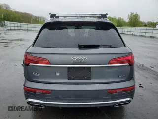 2022 Audi Q5 S line Premium Plus with VIN WA1EAAFY2N2020441, listed as a Copart auction lot 55841995 with 40,316 mi miles and Salvage title. Bid and sale history available at DreamBid. Image 6.