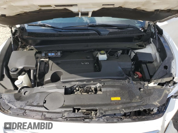 2013 Infiniti JX35 with VIN 5N1AL0MM6DC352606, listed as a Copart auction lot 50633205 with 123,798 mi miles and Salvage Title. Bid and sale history available at DreamBid. Image 12.
