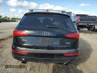 2015 Audi Q5 Premium with VIN WA1CFAFP4FA130639, listed as a Copart auction lot 40376174 with 77,301 mi miles and Salvage title. Bid and sale history available at DreamBid. Image 6.