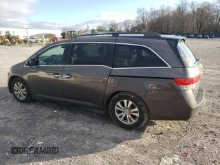 2016 Honda Odyssey EX-L with VIN 5FNRL5H66GB165356, listed as a Copart auction lot 49228225 with 124,982 mi miles and Salvage Title. Bid and sale history available at carsss.com. Image 2.
