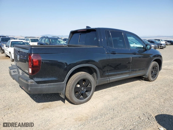 2020 Honda Ridgeline Black Edition with VIN 5FPYK3F83LB018050, listed as a Copart auction lot 68077804 with 39,432 mi miles and Salvage Title. Bid and sale history available at carsss.com. Image 3.