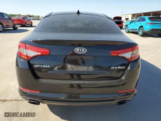2012 Kia Optima SX with VIN 5XXGR4A66CG073102, listed as a Copart auction lot 74834154 with 108,249 mi miles and Salvage Title. Bid and sale history available at carsss.com. Image 6.