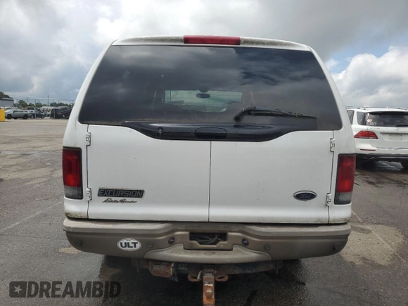 2003 Ford Excursion Eddie Bauer z VIN 1FMNU45S33ED05927, wystawiony jako Copart lot #65446335 z przebiegiem 149 989 mil mil oraz Czysty tytuł • Clean title. Historia ofert i sprzedaży dostępna na DreamBid. Obrazek 6.