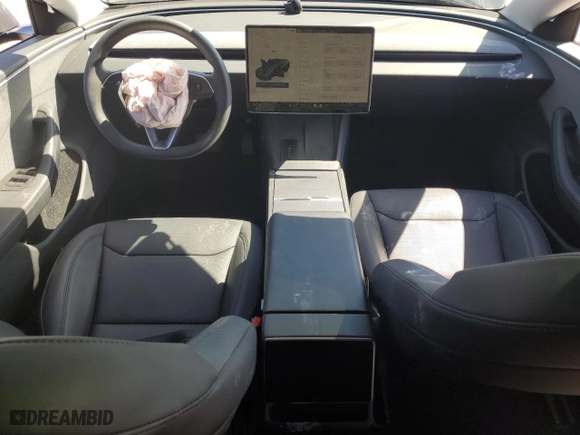 2024 Tesla Model 3 with VIN 5YJ3E1EA1RF739916, listed as a Copart auction lot 49266585 with 16,123 mi miles and Salvage Title. Bid and sale history available at carsss.com. Image 8.