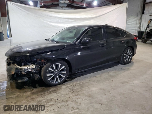 2024 Honda Civic EX-L z VIN 19XFL1H73RE001608, wystawiony jako Copart lot #87728035 z przebiegiem 9 244 mil mil oraz Nie do naprawy • Non repairable. Historia ofert i sprzedaży dostępna na DreamBid. Obrazek 1.
