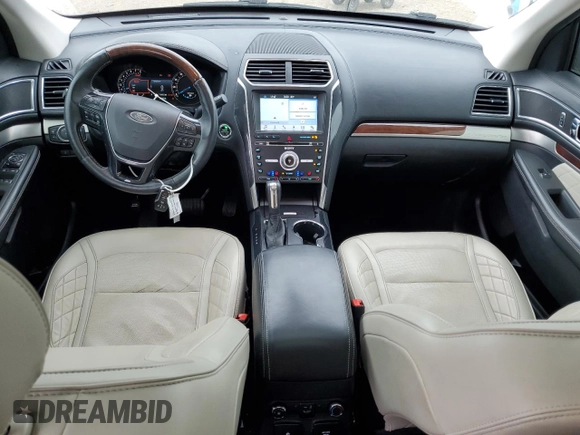 2017 Ford Explorer Platinum with VIN 1FM5K8HT0HGC84337, listed as a Copart auction lot 64239935 with 74,400 mi miles and Salvage title. Bid and sale history available at DreamBid. Image 8.