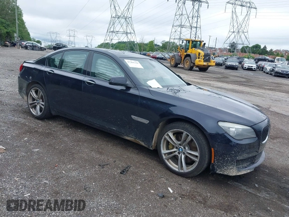 2011 BMW 7 Series 750i xDrive with VIN WBAKC6C57BC394301, listed as a IAAI auction lot 42460658 with 118,600 mi miles and . Bid and sale history available at DreamBid. Image 1.