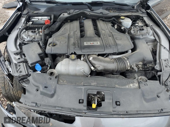 2021 Ford Mustang GT with VIN 1FA6P8CF9M5102819, listed as a Copart auction lot 58172685 with 47,518 mi miles and Salvage title. Bid and sale history available at DreamBid. Image 11.
