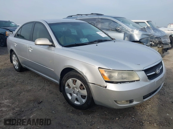 2007 Hyundai Sonata GLS with VIN 5NPET46C17H271104, listed as a IAAI auction lot 41759620 with 195,973 mi miles and . Bid and sale history available at DreamBid. Image 1.