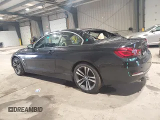 2020 BMW 4 Series 430i xDrive with VIN WBA4Z3C05L5N80743, listed as a Copart auction lot 57790385 with 12,498 mi miles and Salvage title. Bid and sale history available at DreamBid. Image 2.