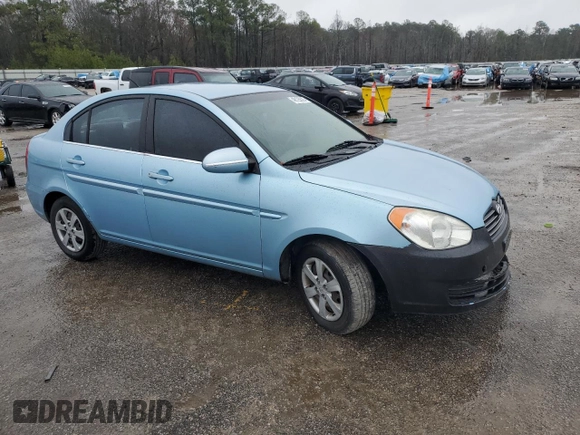 2009 Hyundai Accent Auto GLS with VIN KMHCN46C89U384585, listed as a Copart auction lot 48125625 with 158,089 mi miles and Clean Title. Bid and sale history available at carsss.com. Image 4.