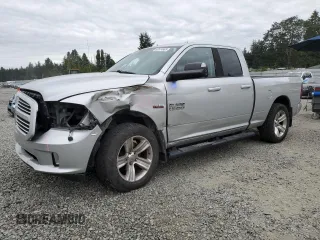 2015 Ram 1500 Sport with VIN 1C6RR7HT0FS502967, listed as a Copart auction lot 63574685 with 103,913 mi miles and Salvage title. Bid and sale history available at DreamBid. Image 1.