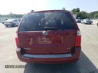 2007 Kia Sedona EX with VIN KNDMB233976117306, listed as a Copart auction lot 71989024 with 234,352 mi miles and Salvage Title. Bid and sale history available at carsss.com. Image 6.