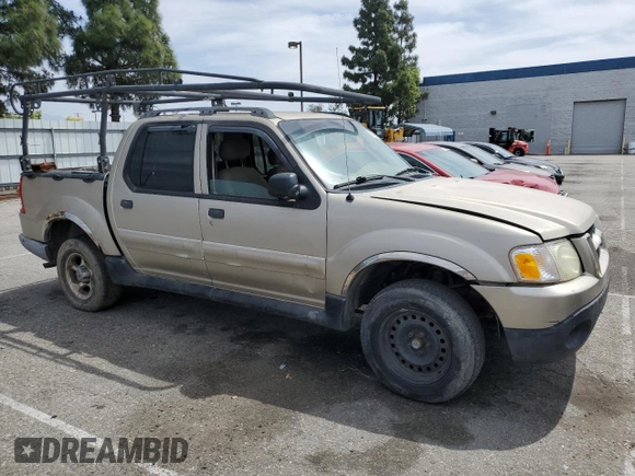 2005 Ford Explorer Sport Trac XLS with VIN 1FMZU67K05UA59602, listed as a Copart auction lot 56756175 with 136,440 mi miles and Salvage title. Bid and sale history available at DreamBid. Image 4.