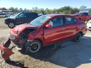 2020 Mitsubishi Mirage ES with VIN ML32F3FJ2LHF06594, listed as a Copart auction lot 80976194 with 48,089 mi miles and Salvage title. Bid and sale history available at DreamBid. Image 1.