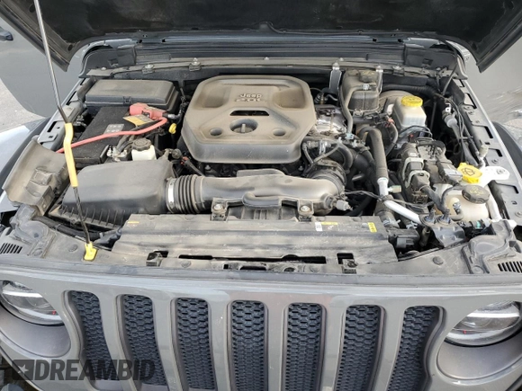 2021 Jeep Wrangler Unlimited Rubicon with VIN 1C4HJXFN1MW687231, listed as a Copart auction lot 85947774 with 35,076 mi miles and Salvage Title. Bid and sale history available at DreamBid. Image 13.