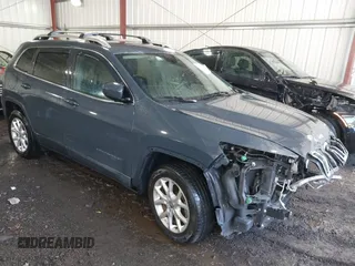 2018 Jeep Cherokee Latitude Plus with VIN 1C4PJLLX3JD573359, listed as a IAAI auction lot 41313339 with 98,981 mi miles. Bid and sale history available at carsss.com. Image 1.