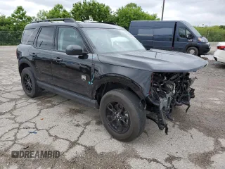 2023 Ford Bronco Sport Big Bend with VIN 3FMCR9B61PRE24981, listed as a Copart auction lot 56295195 with 28,071 mi miles and Salvage title. Bid and sale history available at DreamBid. Image 4.