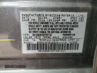 2024 Nissan Sentra S with VIN 3N1AB8BV2RY287157, listed as a Copart auction lot 51660145 with 22,636 mi miles and Salvage Title. Bid and sale history available at DreamBid. Image 12.