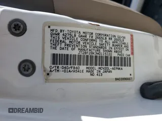 1998 Toyota Camry LE z VIN JT2BF28K3W0115122, wystawiony jako Copart lot #52645095 z przebiegiem 361 549 mil mil oraz Szkoda całkowita • Salvage title. Historia ofert i sprzedaży dostępna na DreamBid. Obrazek 14.
