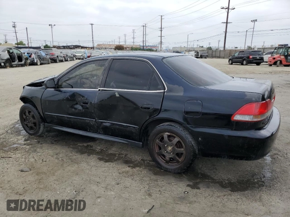 2001 Honda Accord LX z VIN 1HGCG665X1A058192, wystawiony jako Copart lot #57975215 z przebiegiem Nie podano mil oraz Szkoda całkowita • Salvage title. Historia ofert i sprzedaży dostępna na DreamBid. Obrazek 2.